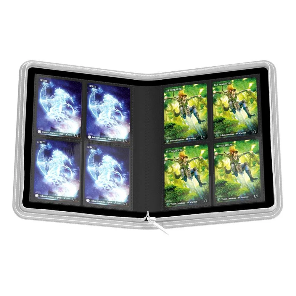 Ultimate Guard Zipfolio (160 double-sleeved cards) 8-Pocket 70 x 97 mm Xenoskin - White